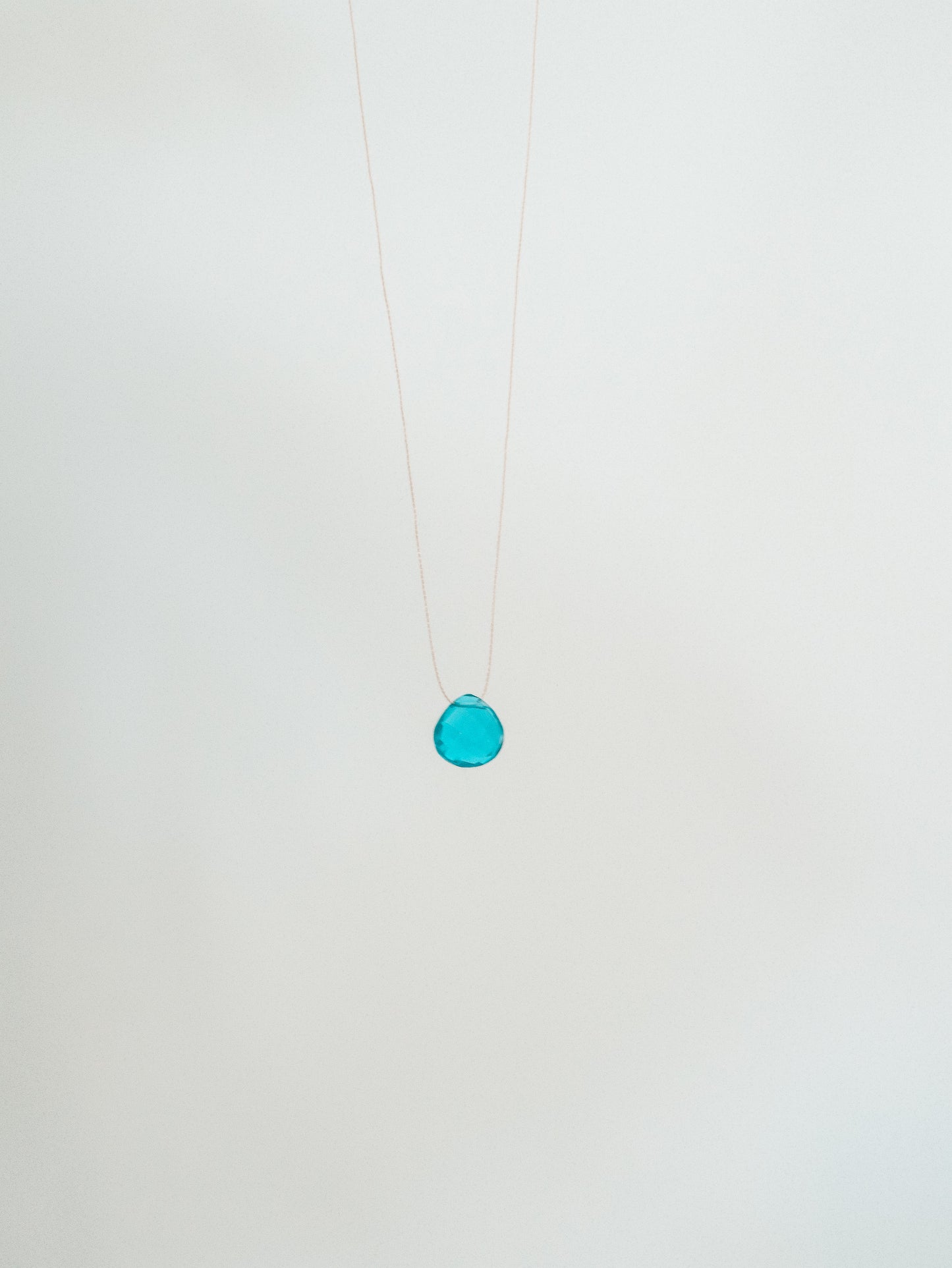 Apatite Silk Cord Necklace