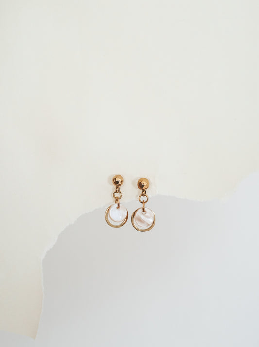 Boho Mother of Pearl Earrings