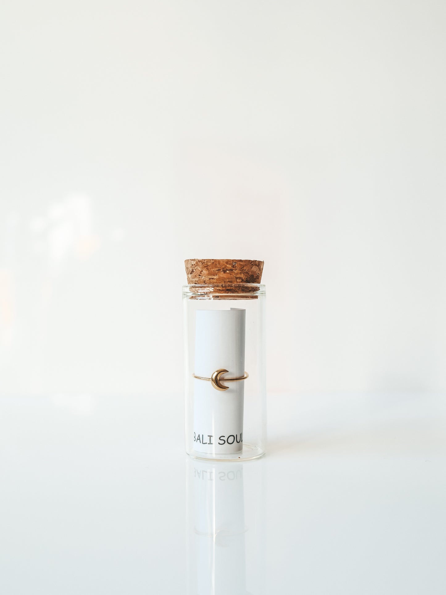 Gold Crescent Moon Ring