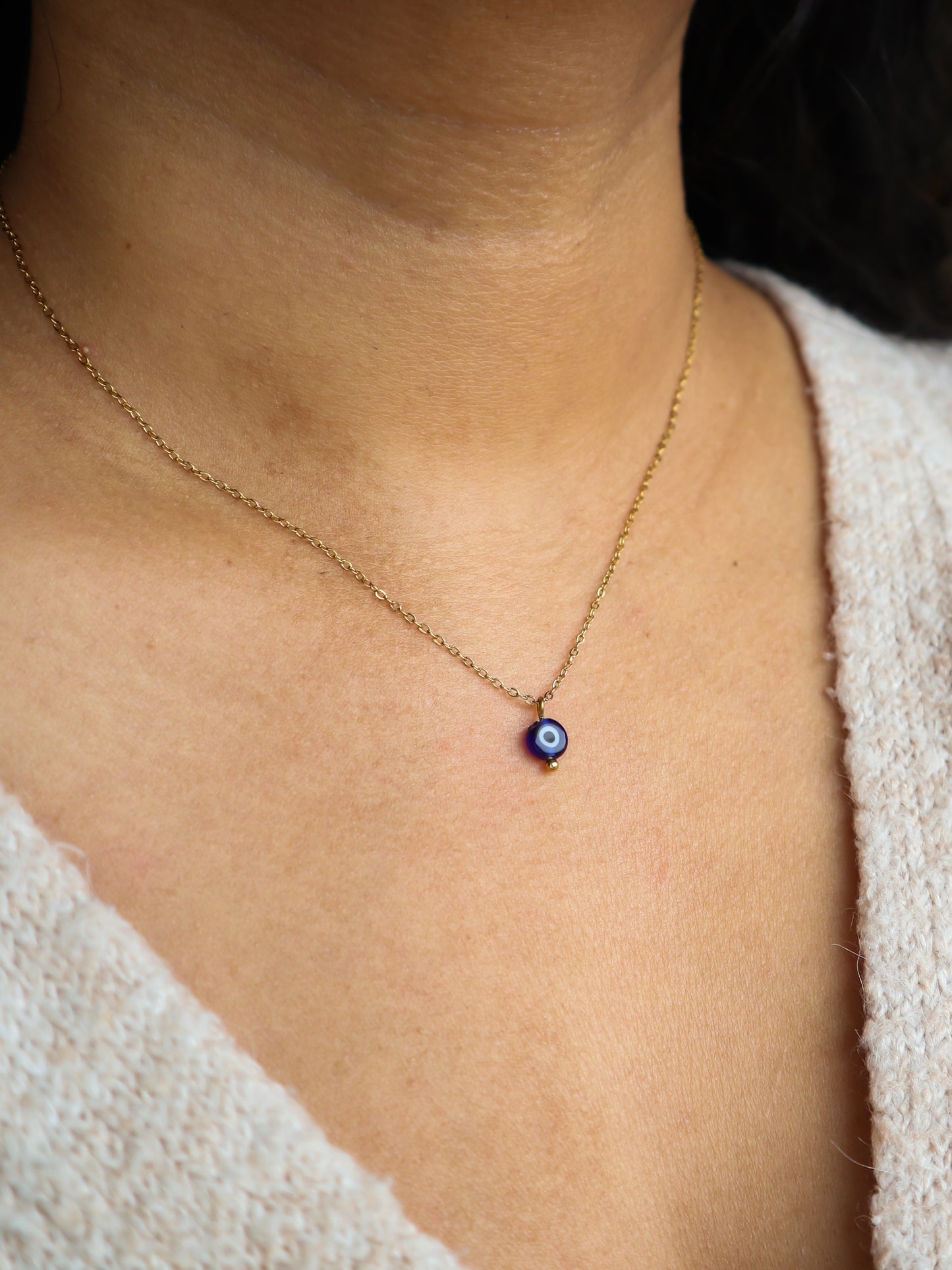 Evil Eye Gold Necklace