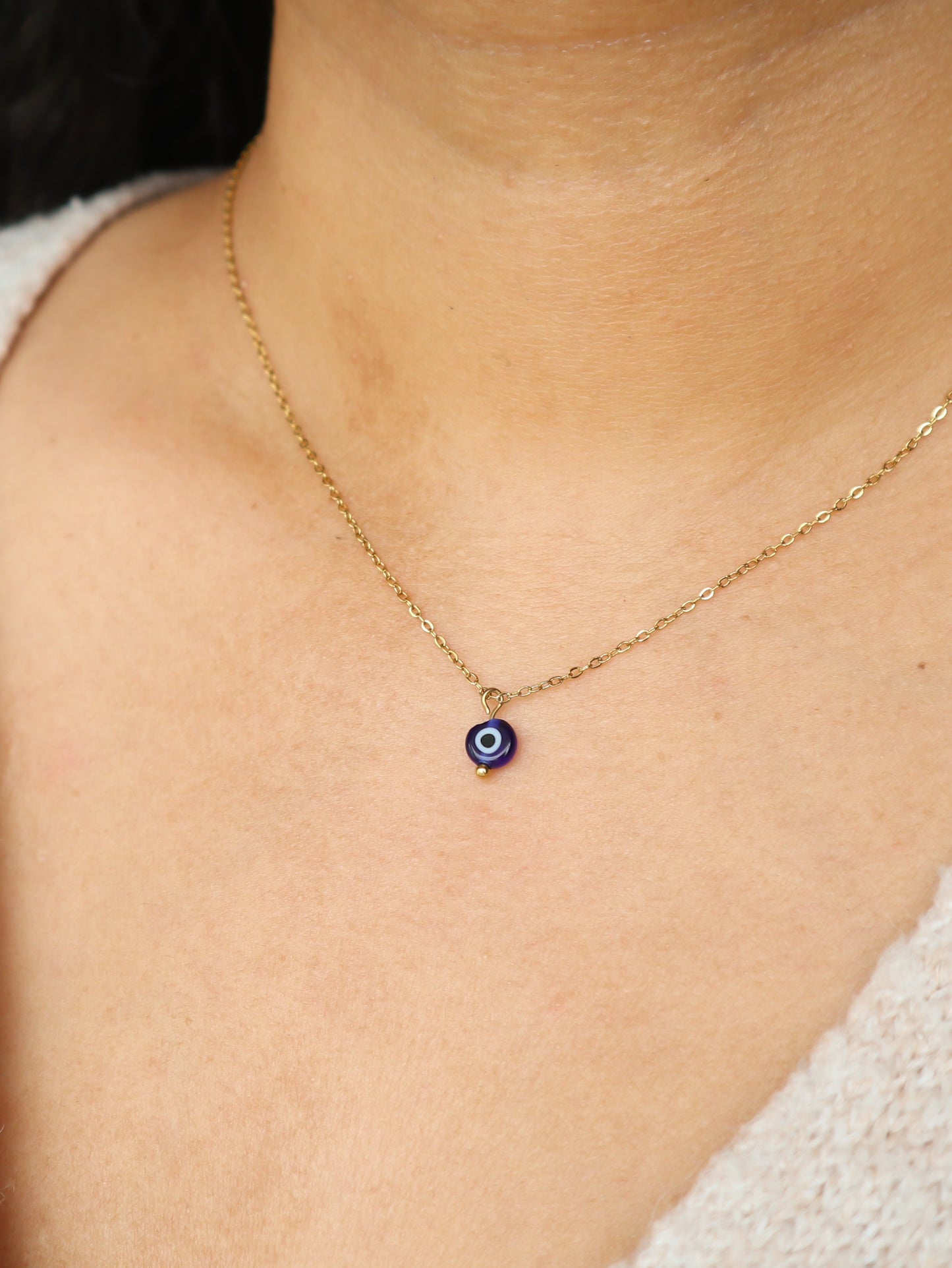 Evil Eye Gold Necklace