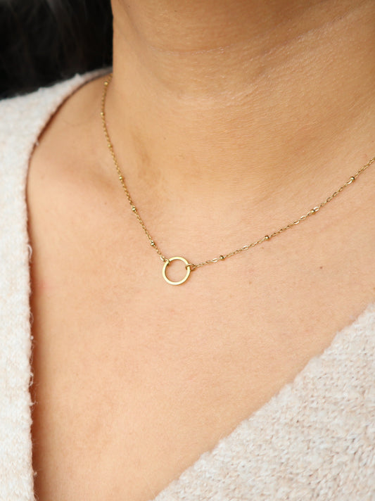 Gold Karma Necklace