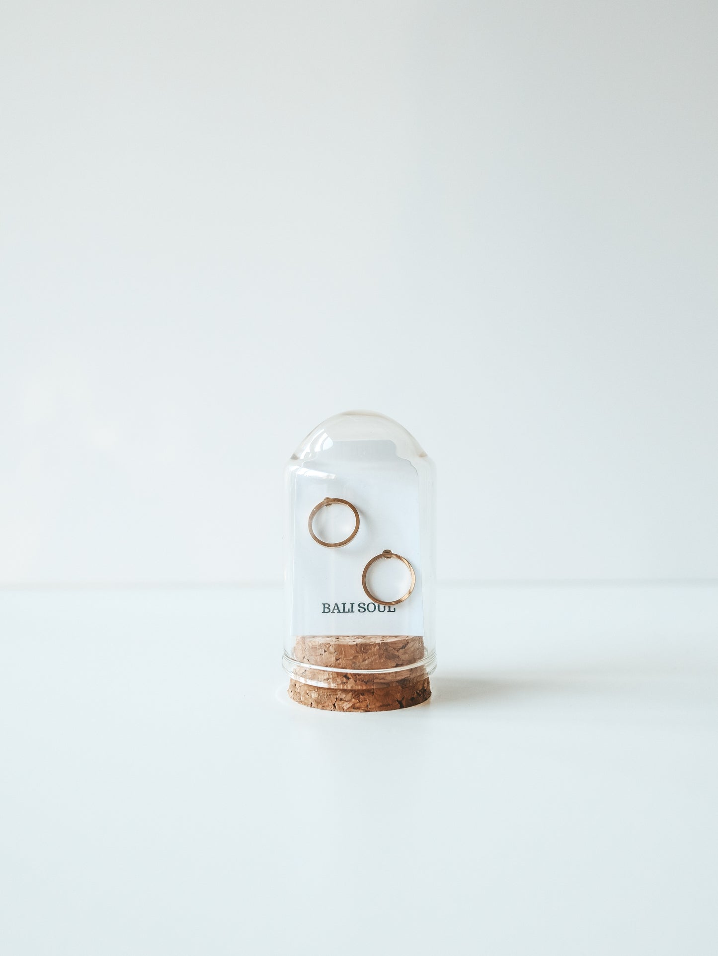 Minimal Gold Circle Stud Earrings