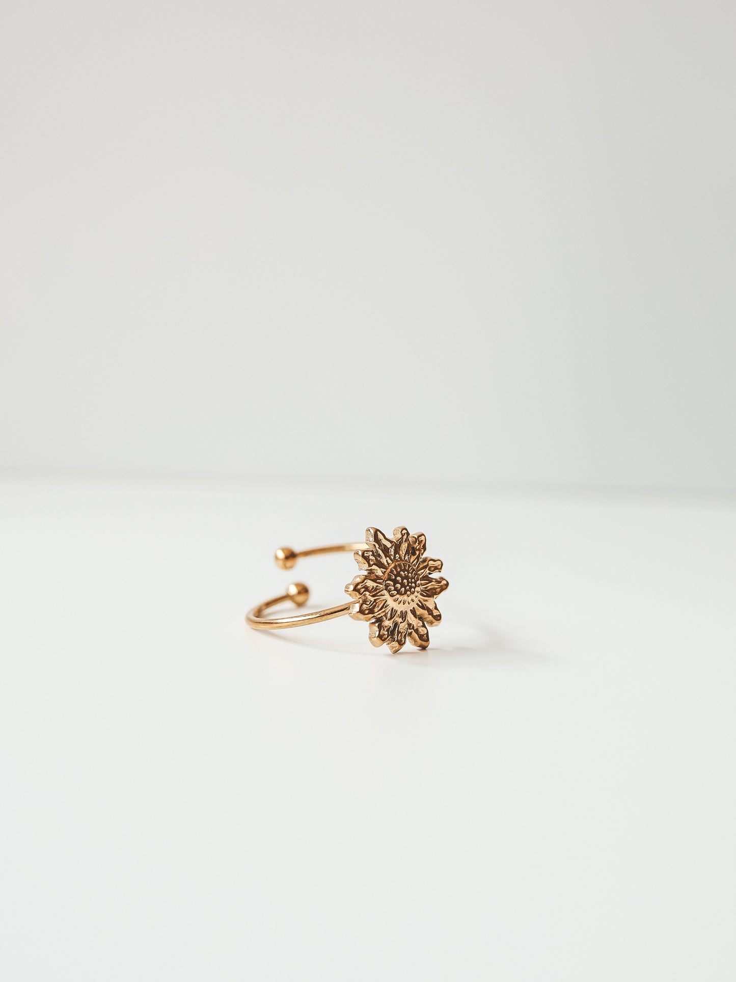 Gold Sunflower Ring