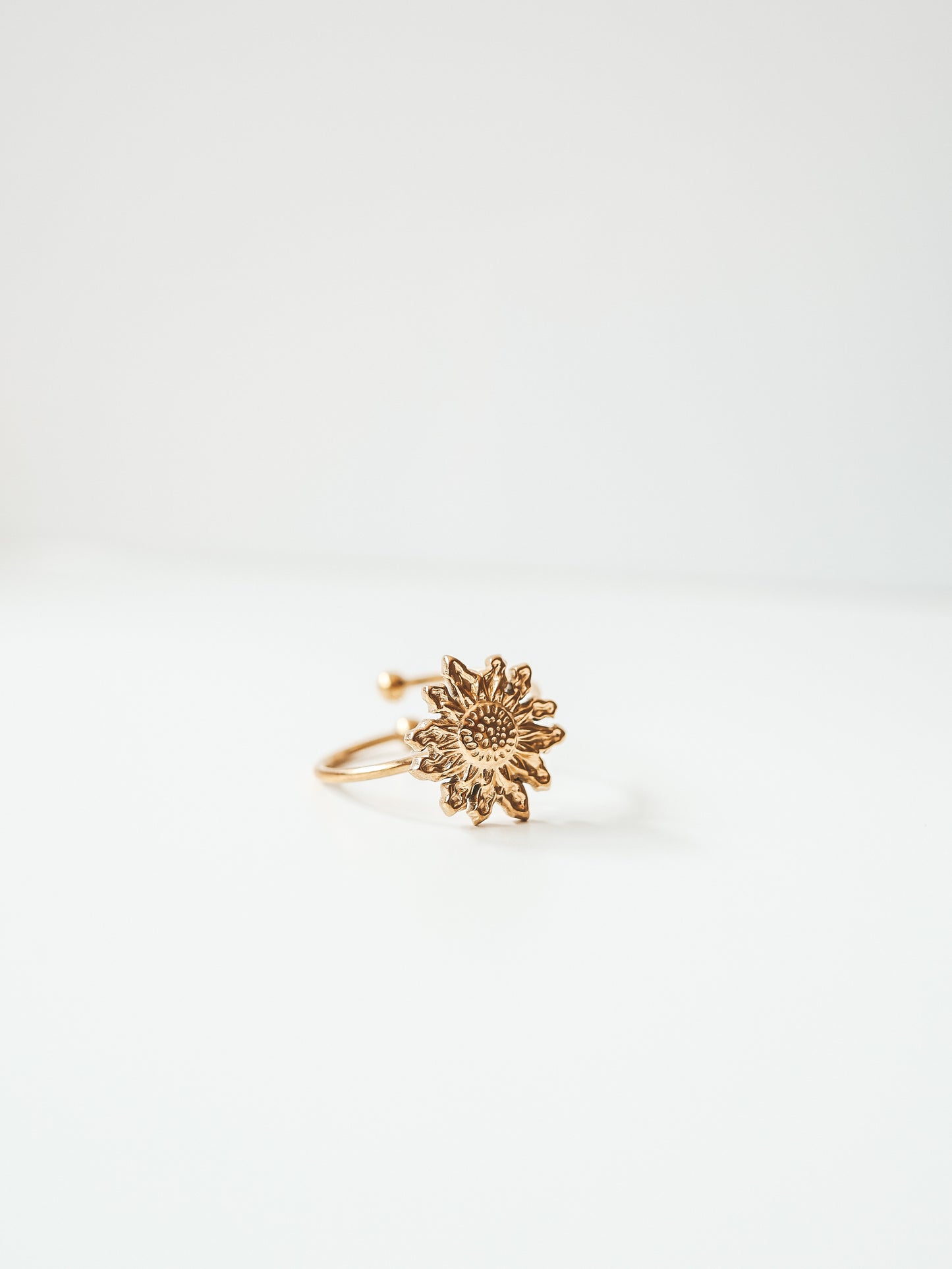 Gold Sunflower Ring