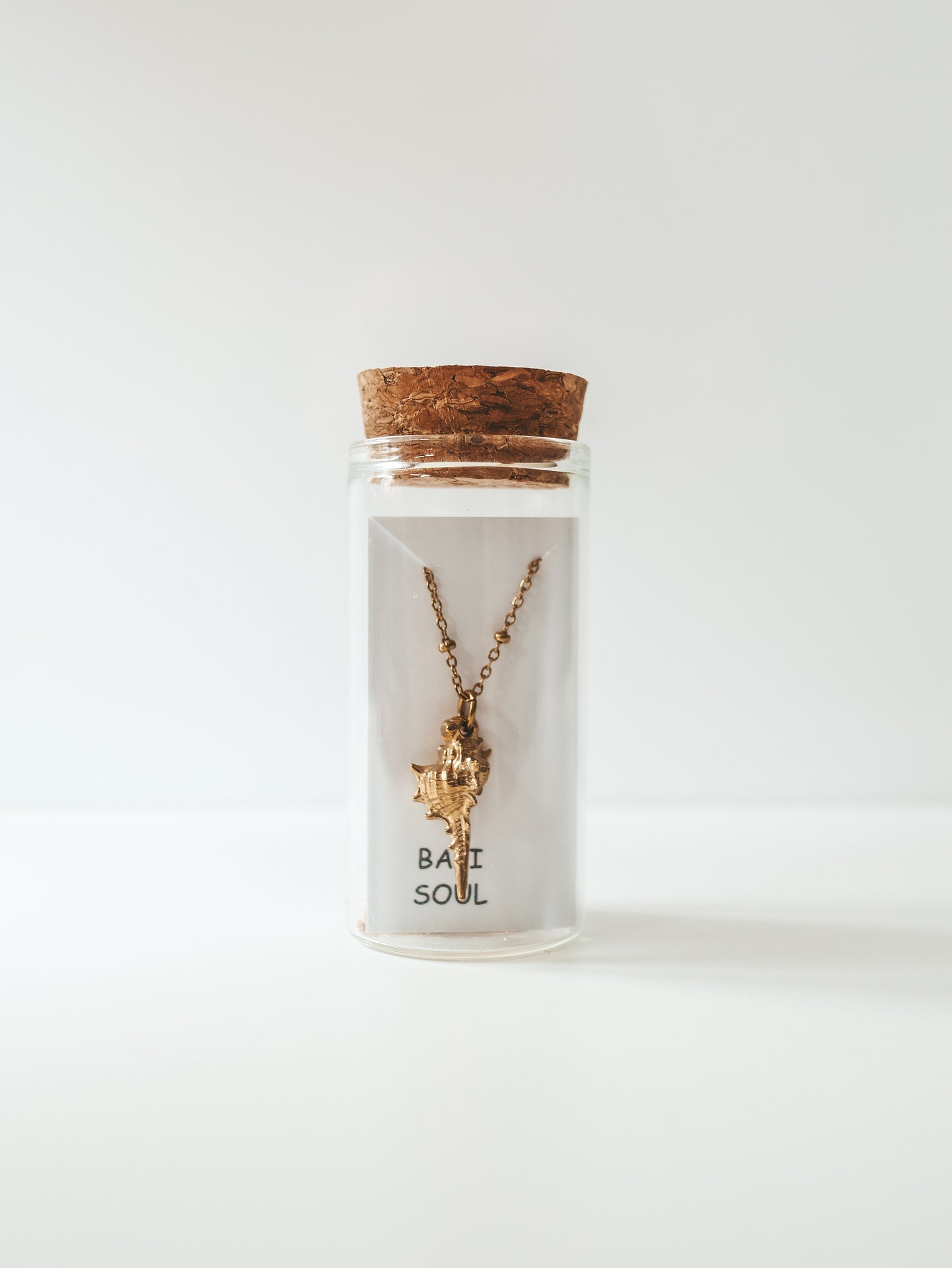 Gold Conch Shell Necklace