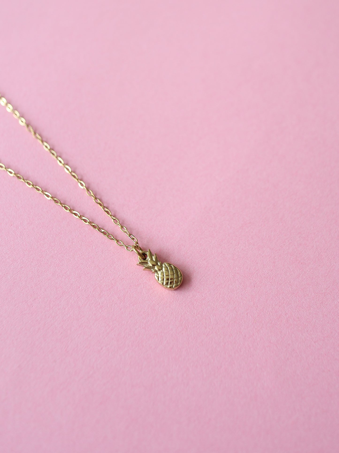 Gold Pineapple Necklace