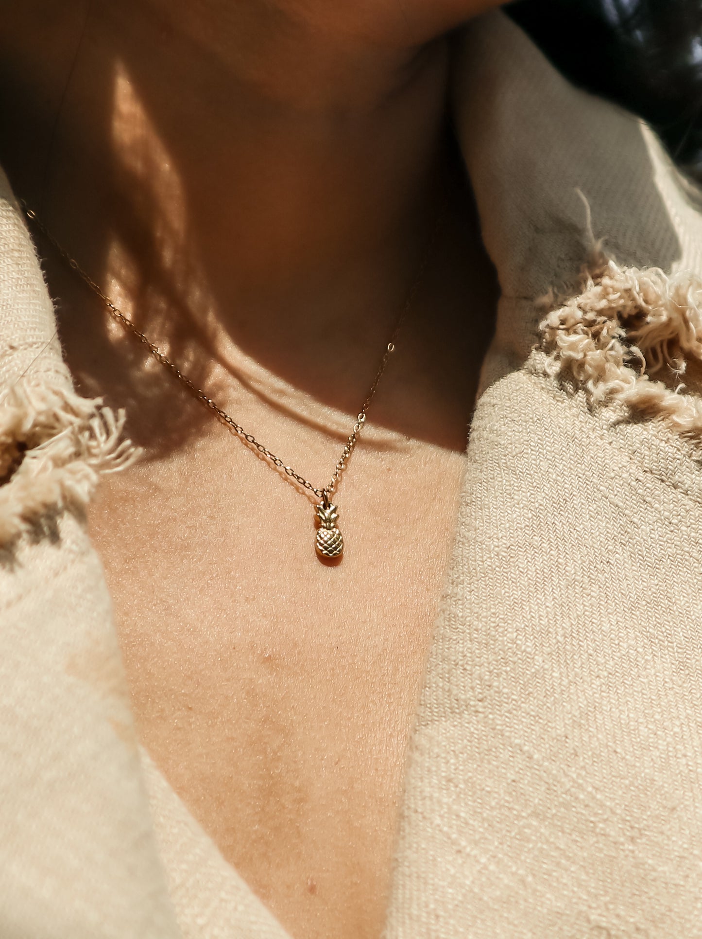 Gold Pineapple Necklace