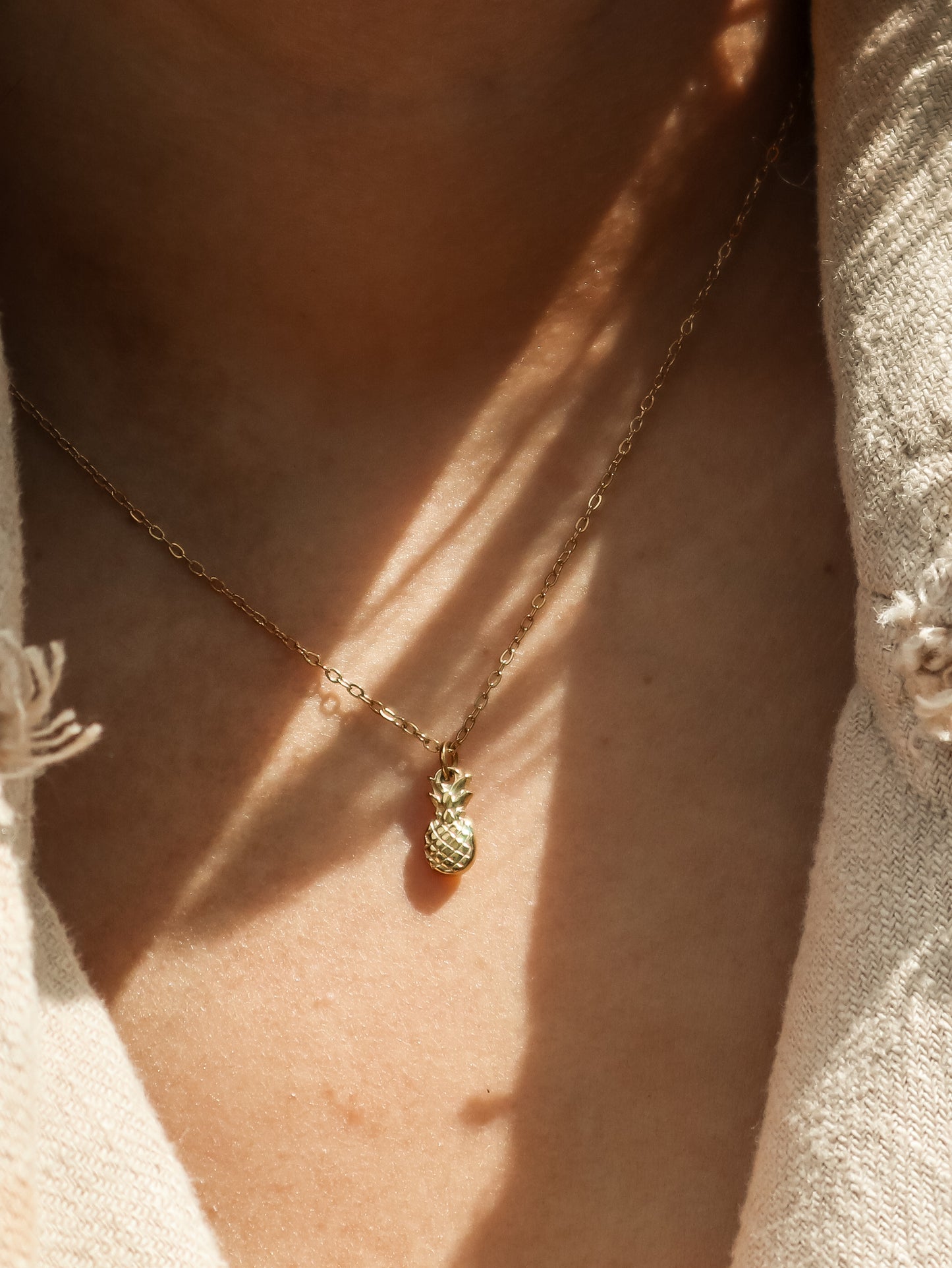 Gold Pineapple Necklace