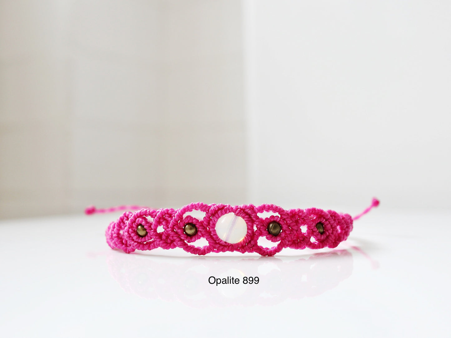 Dahlia Macrame Bracelet