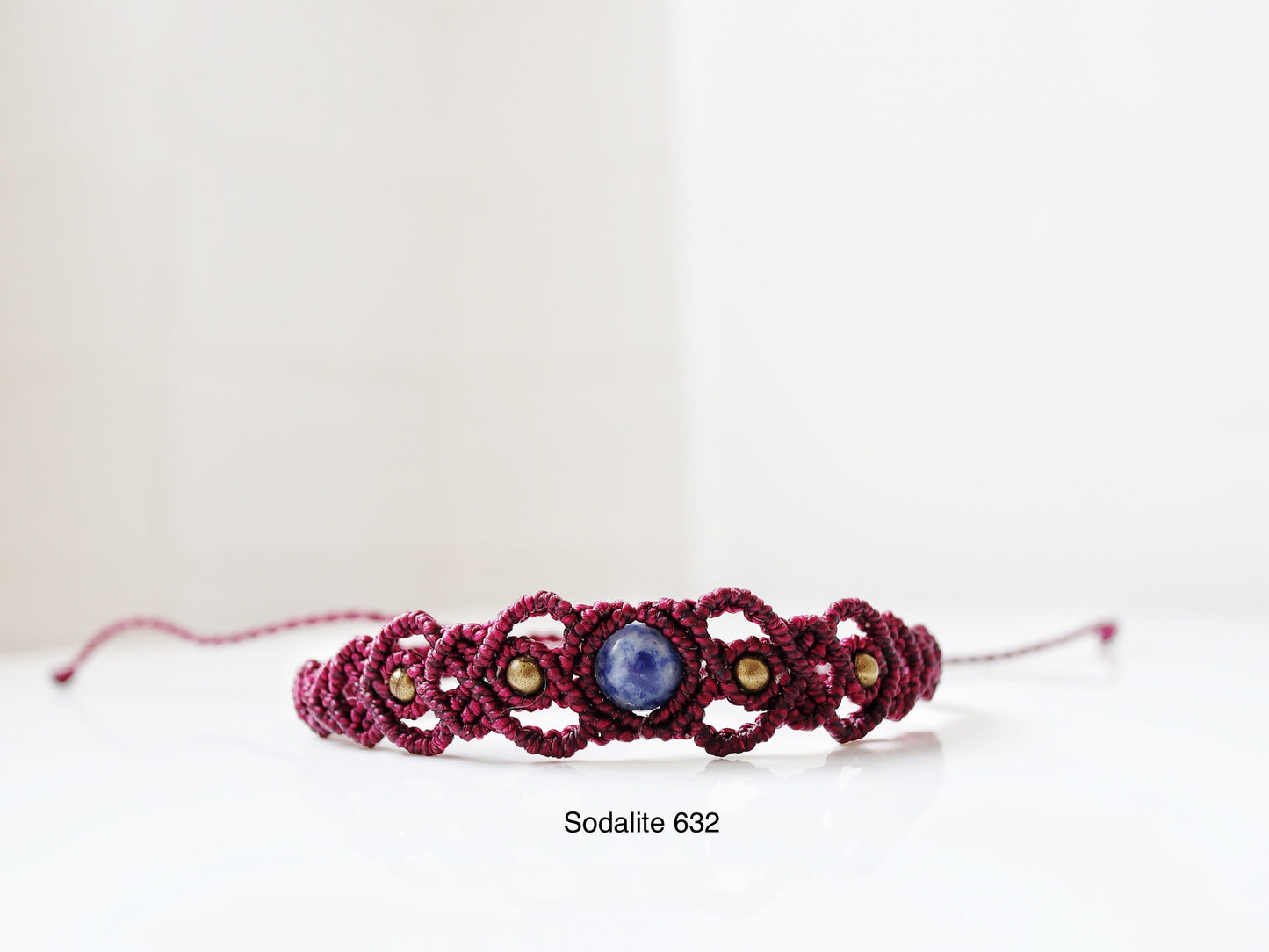 Dahlia Macrame Bracelet