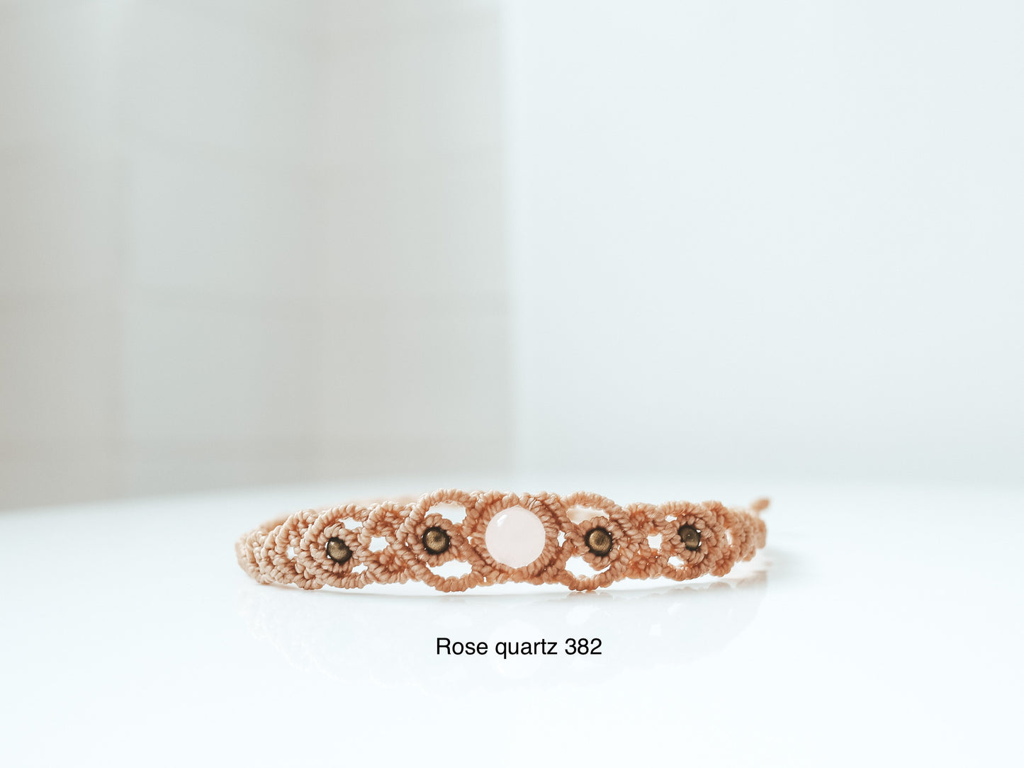 Dahlia Macrame Bracelet