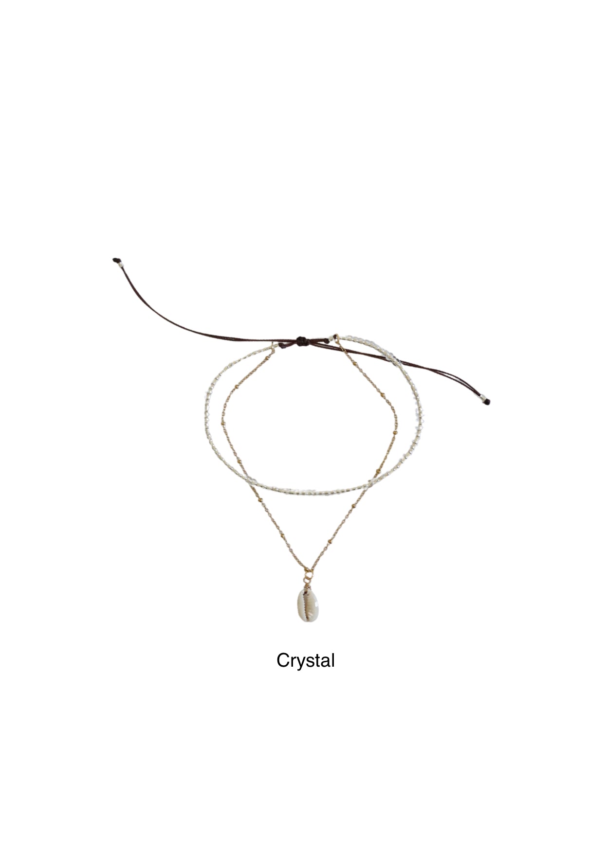 Mawi Shell Bead Anklet, Gold Ankle Bracelet