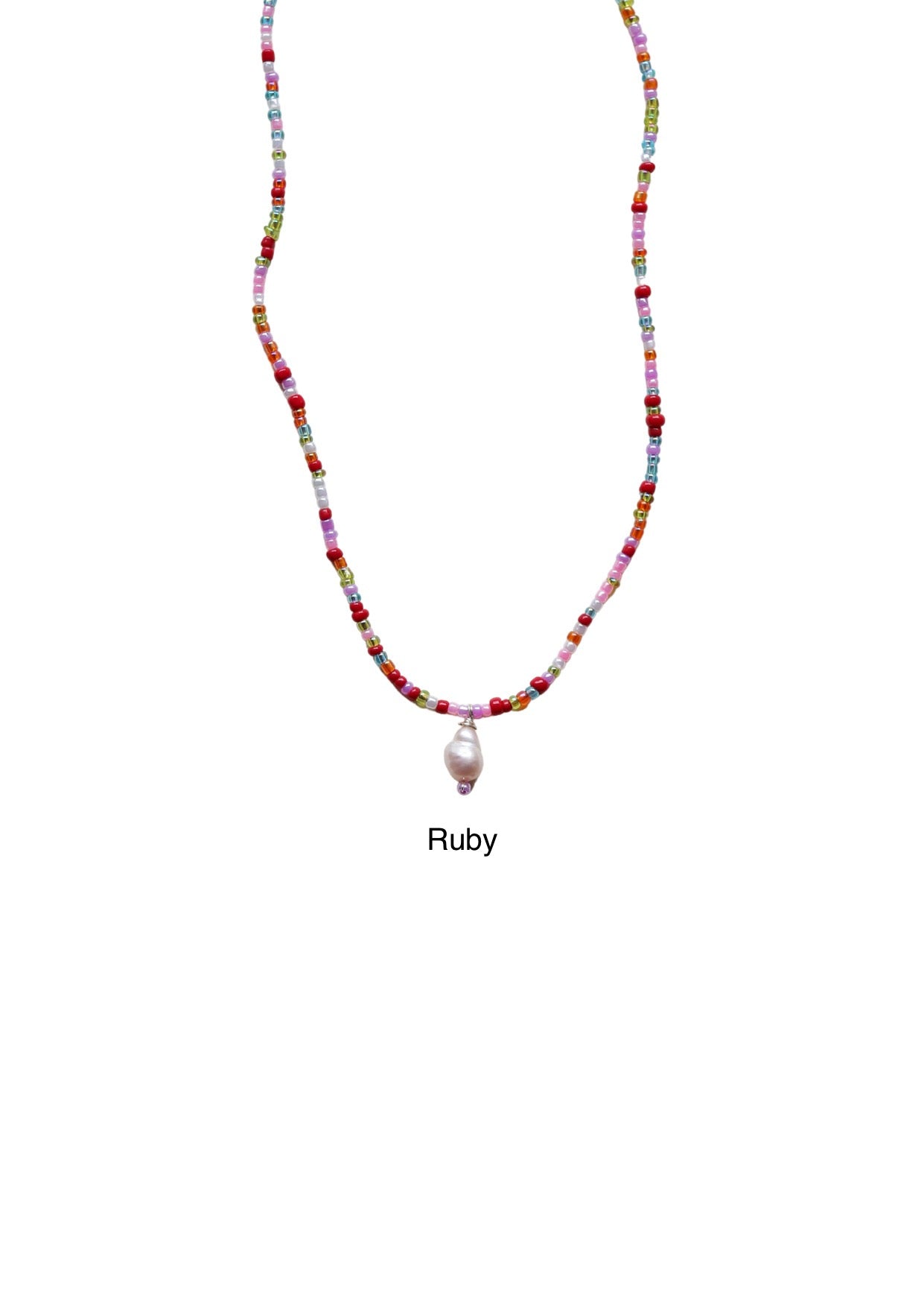 Medewi Pearl Beaded Necklace