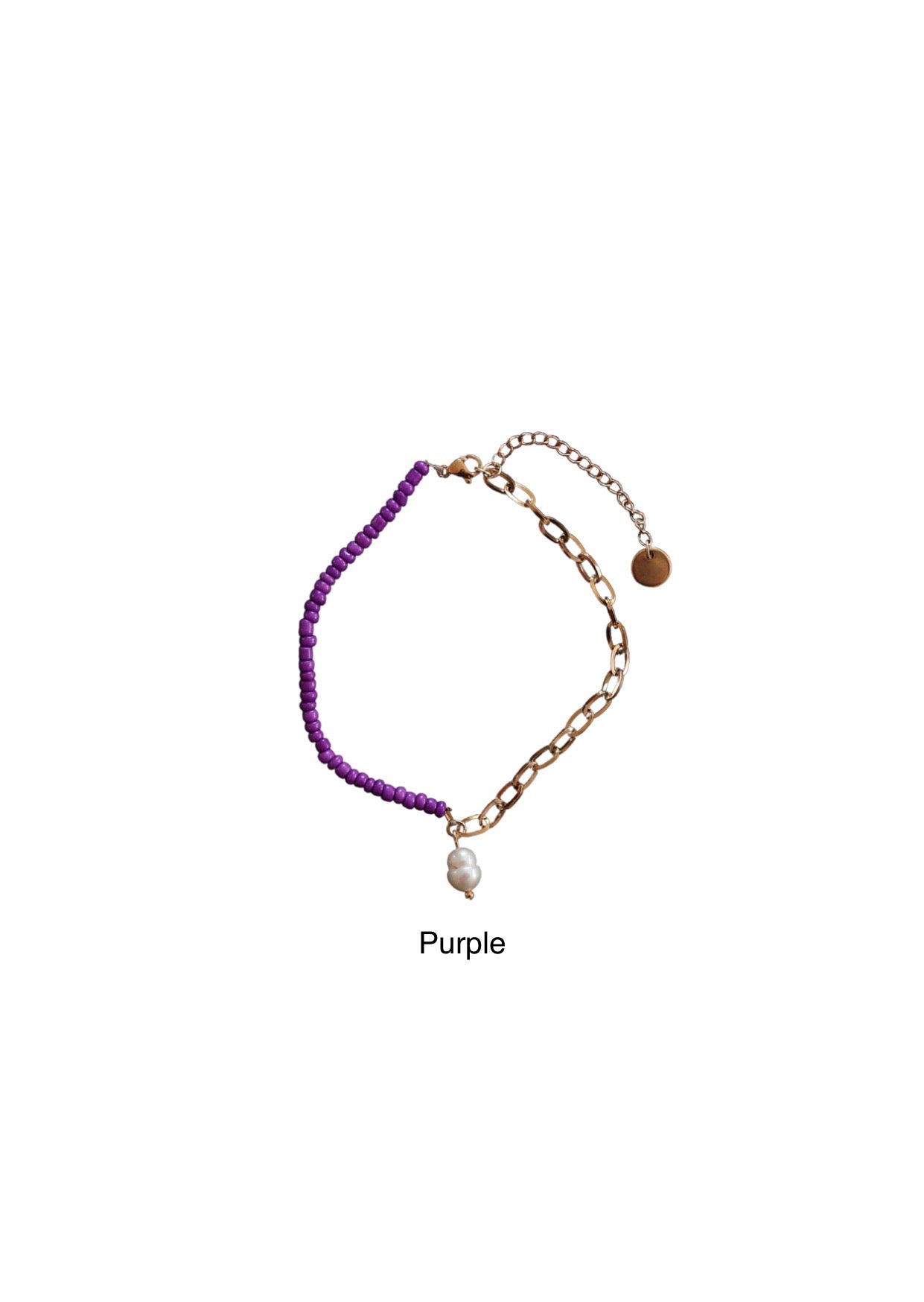 Pura Pearl Seed Bead Anklet