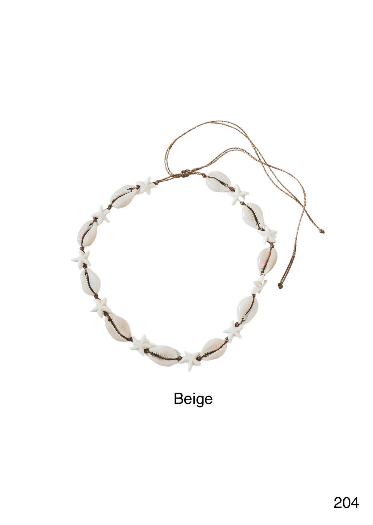 Tirta Cowrie Shell and Starfish Necklace