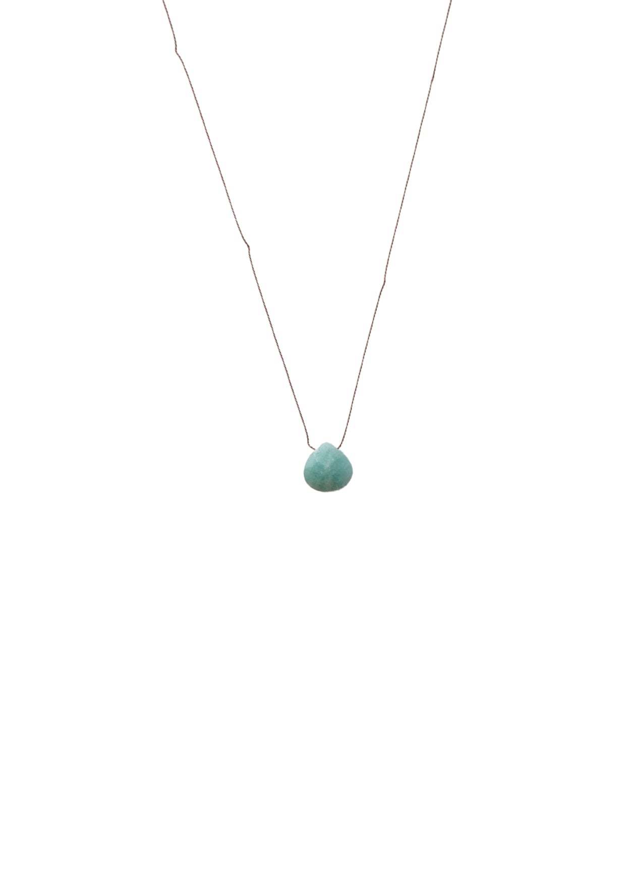 Amazonite Silk Cord Necklace