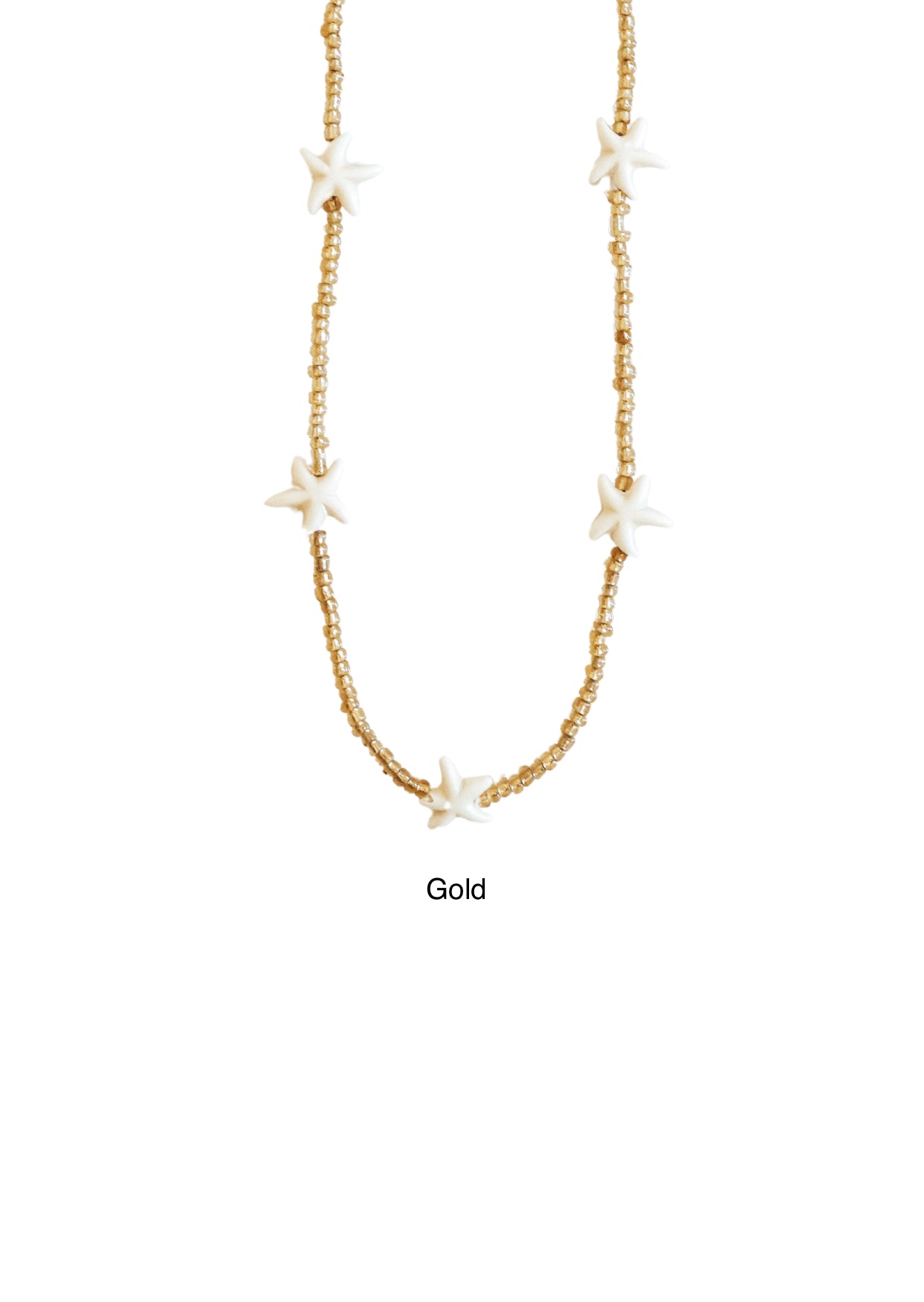Nangas Star Fish Beaded Necklace