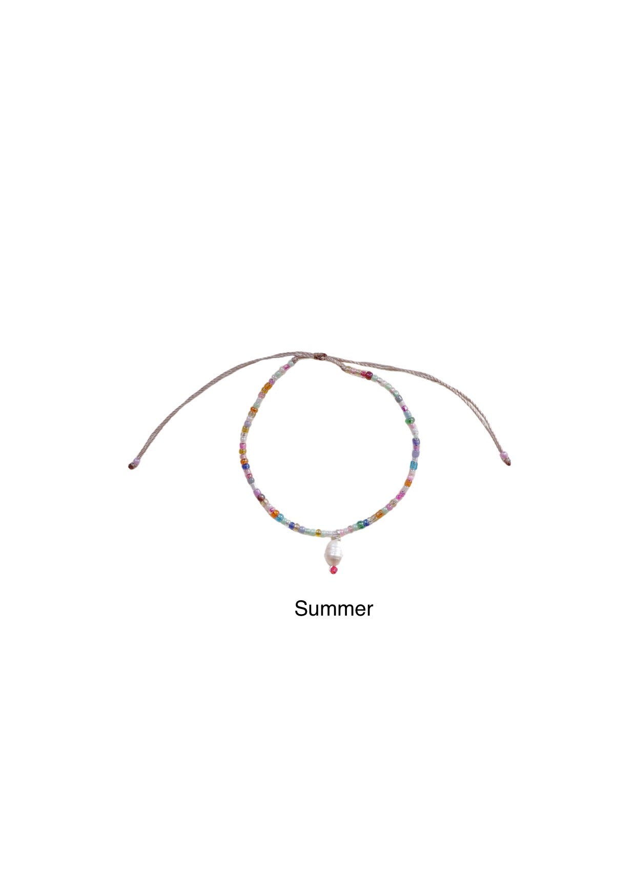 Medewi Pearl Beaded Anklet