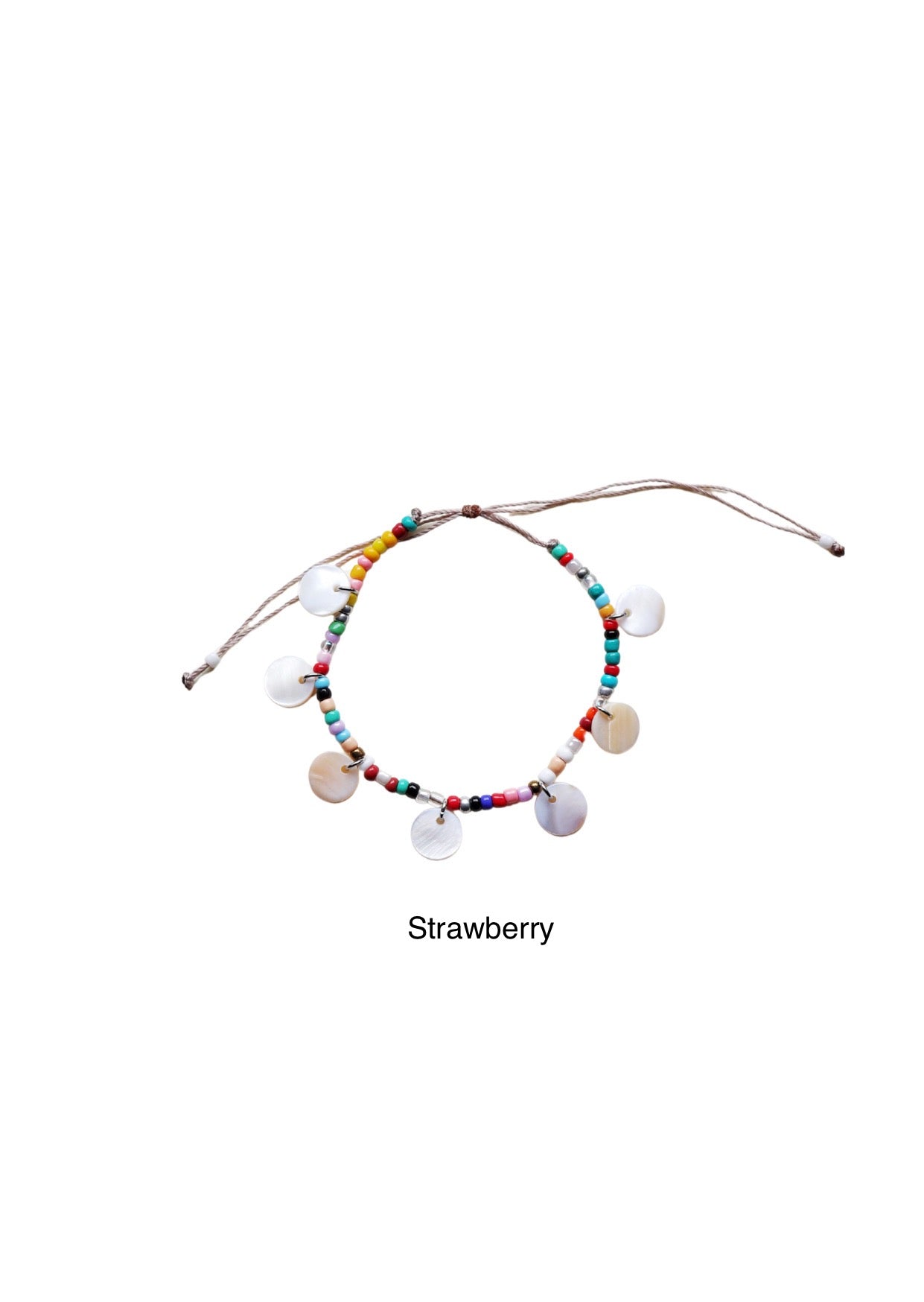 Balangan Shell Disk Beaded Bracelet