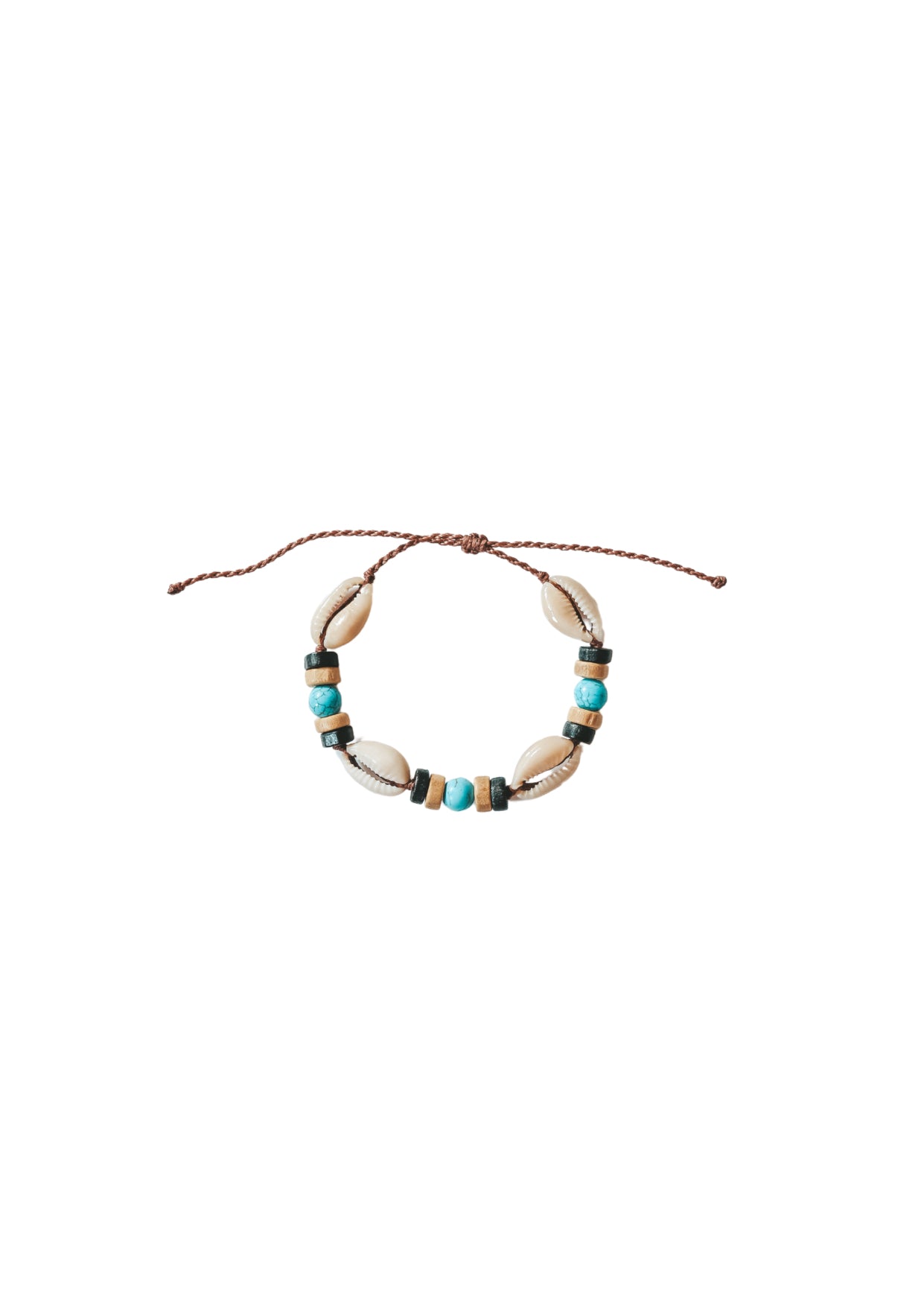 Sumbawa Wood Bead Surf Anklet