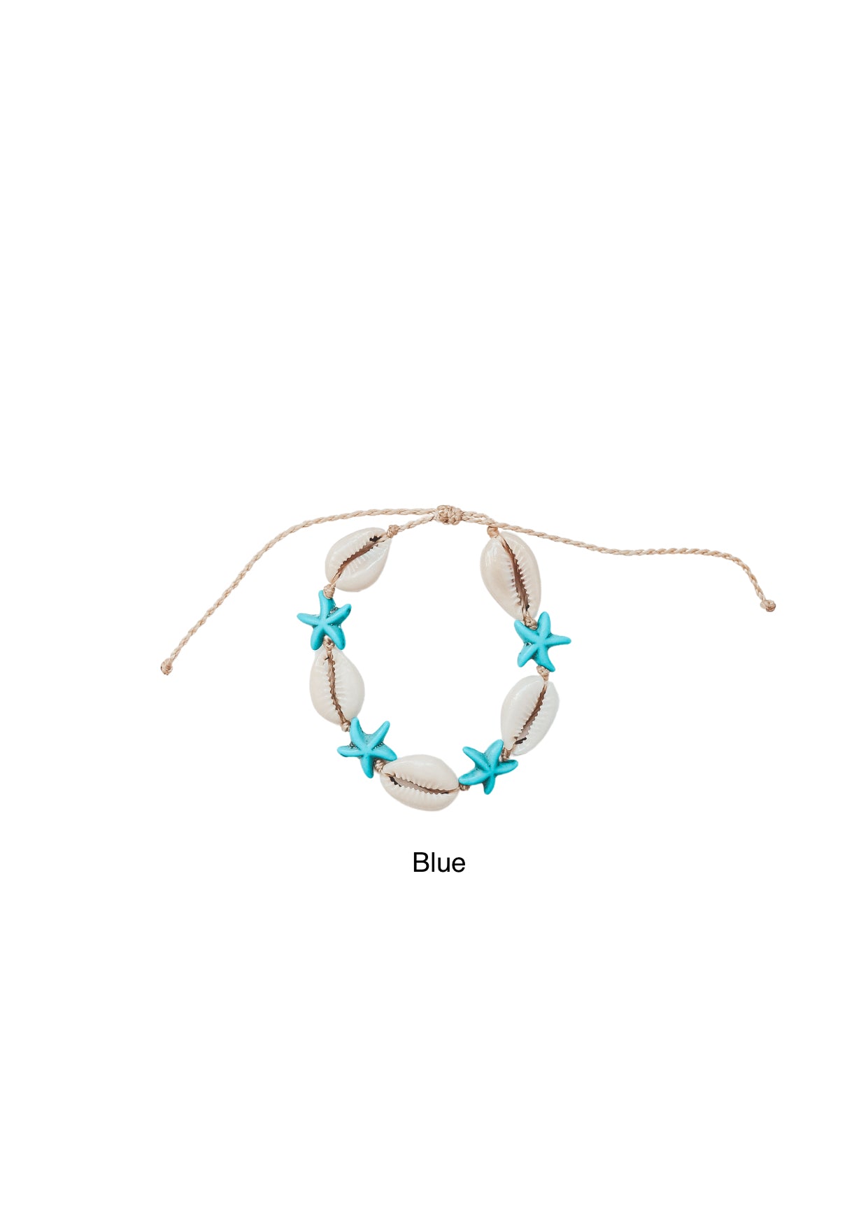 Tirta Cowrie Shell and Starfish Anklet