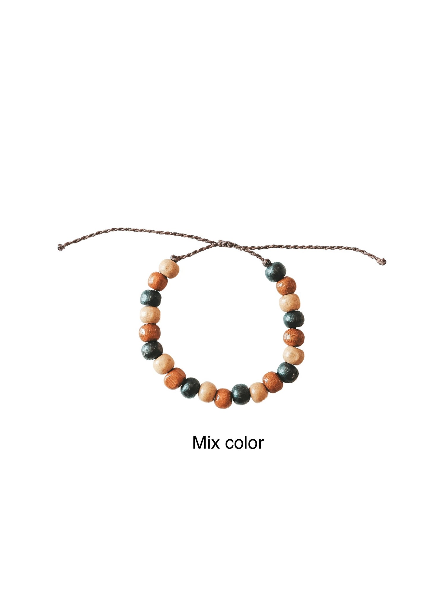 Kintamani Coconut Wood Bead Anklet