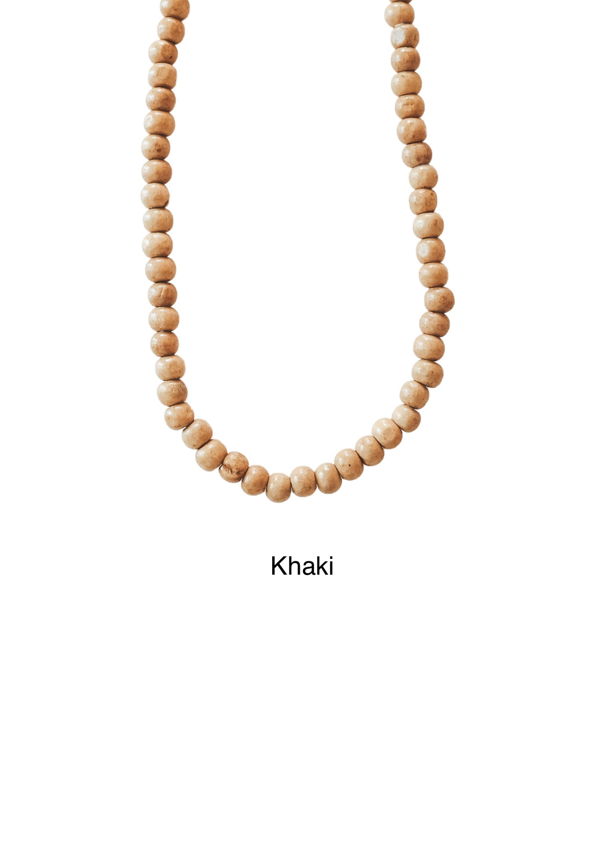 Kintamani Coconut Wood Bead Necklace by Bali Soul