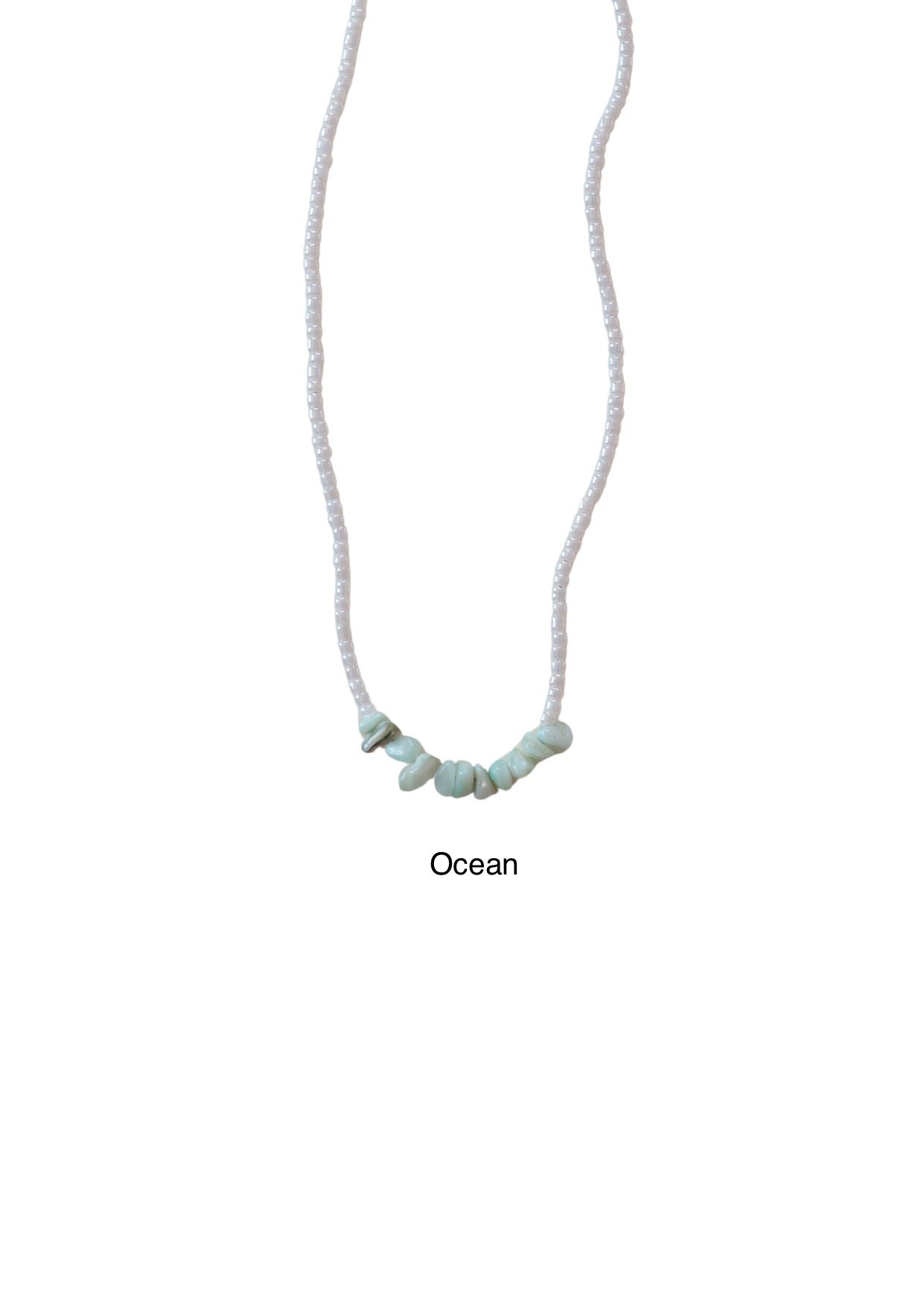 Rote Shell Beaded Necklace