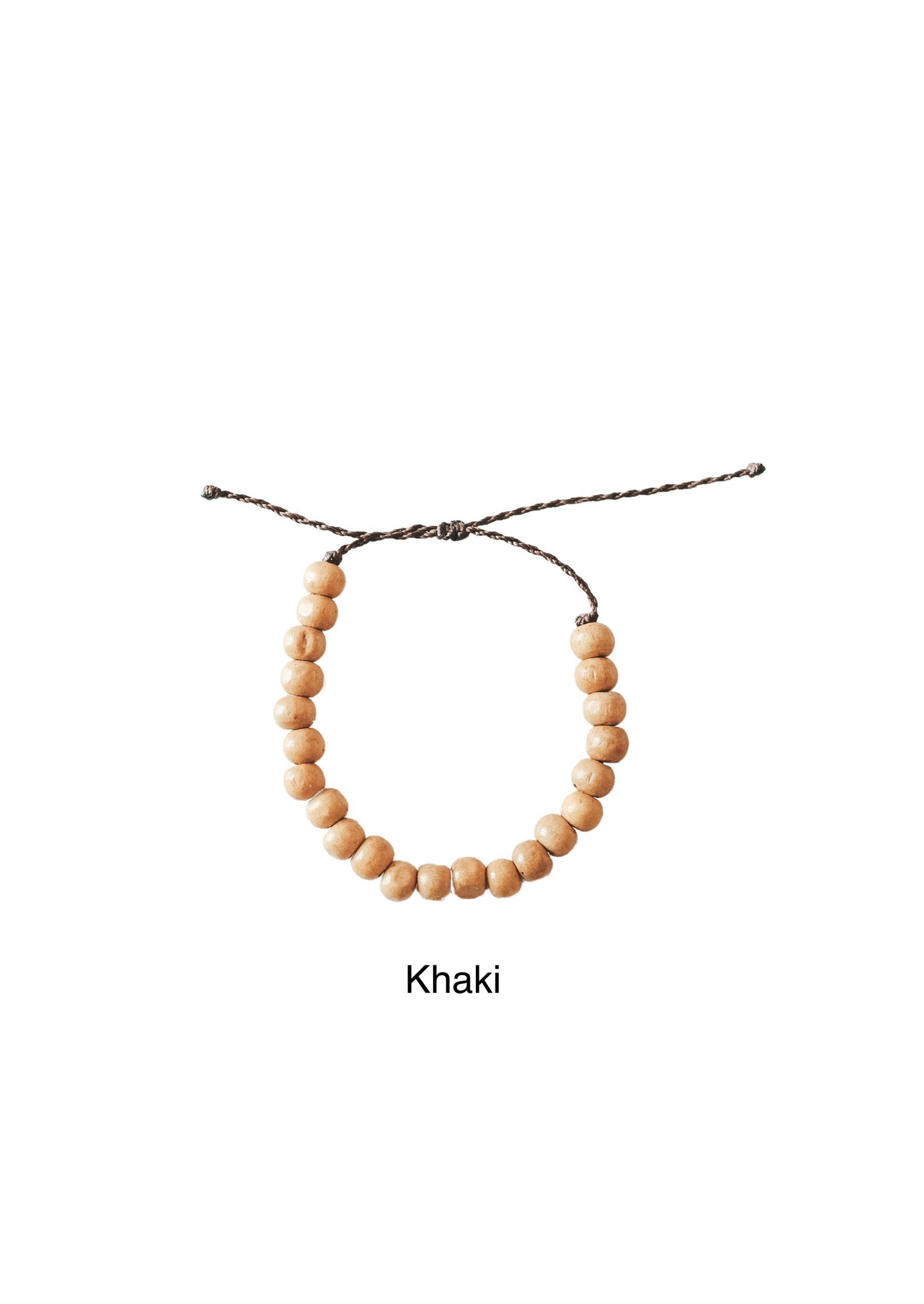 Kintamani Coconut Wood Bead Anklet