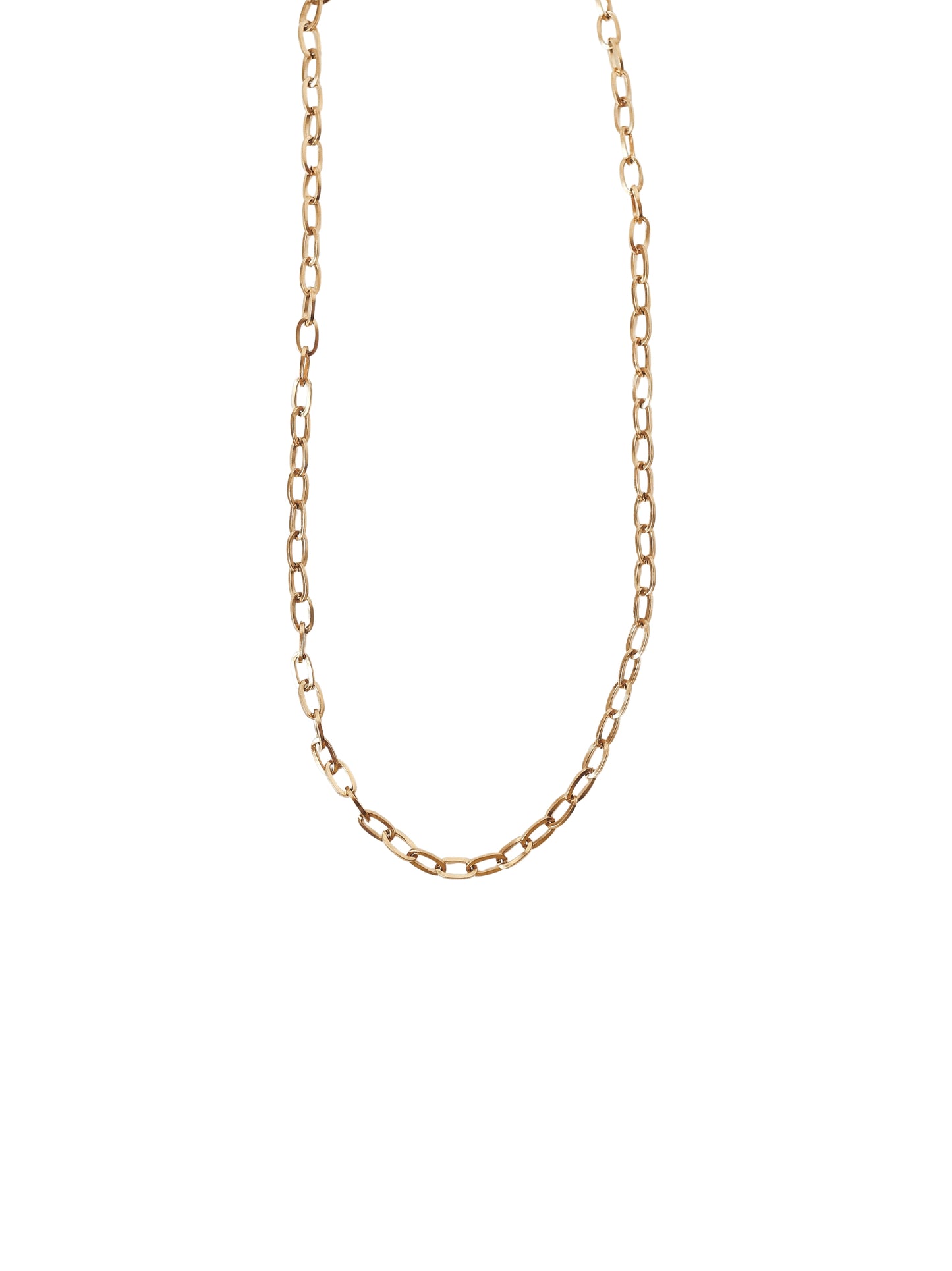 Balian Gold Paper Clip Necklace by Bali Soul