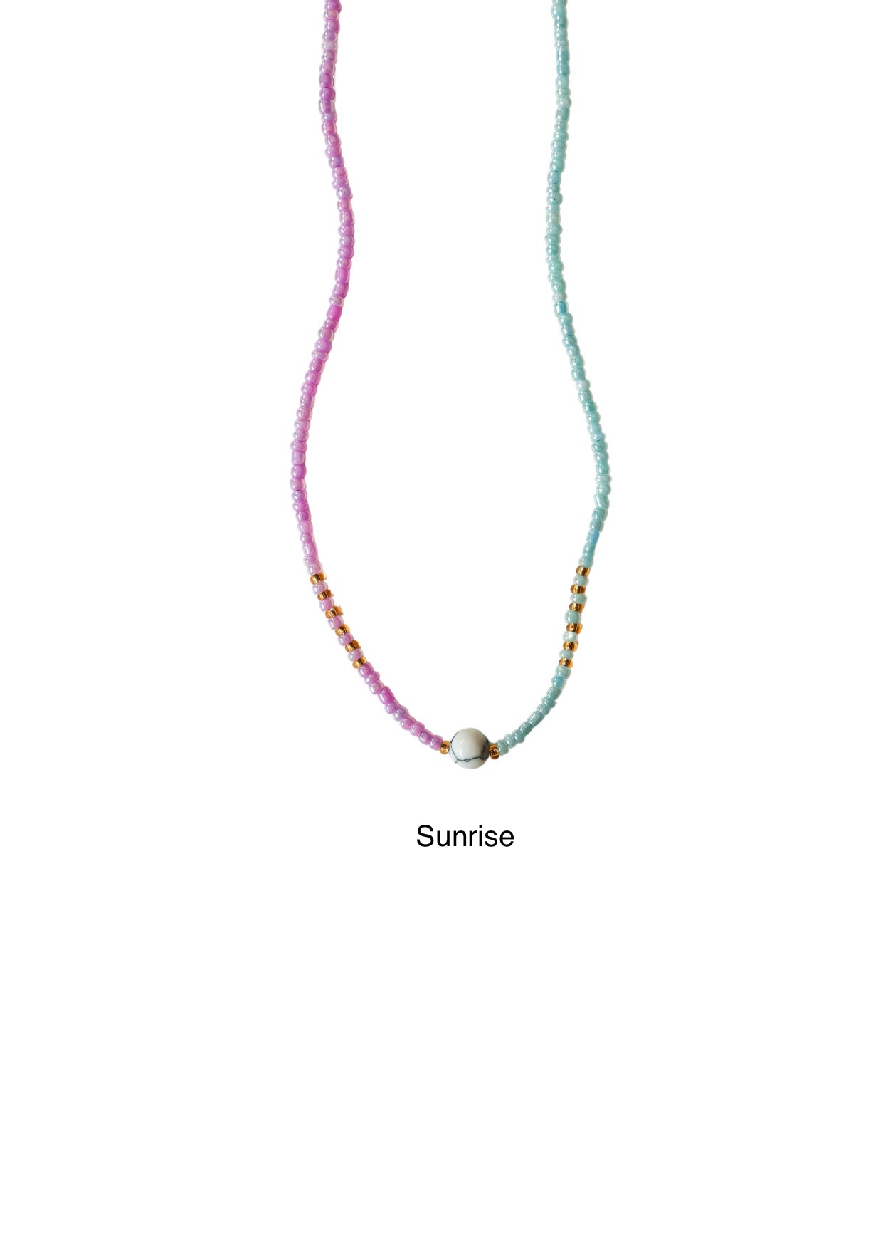 Ocean Mist Beaded Necklace