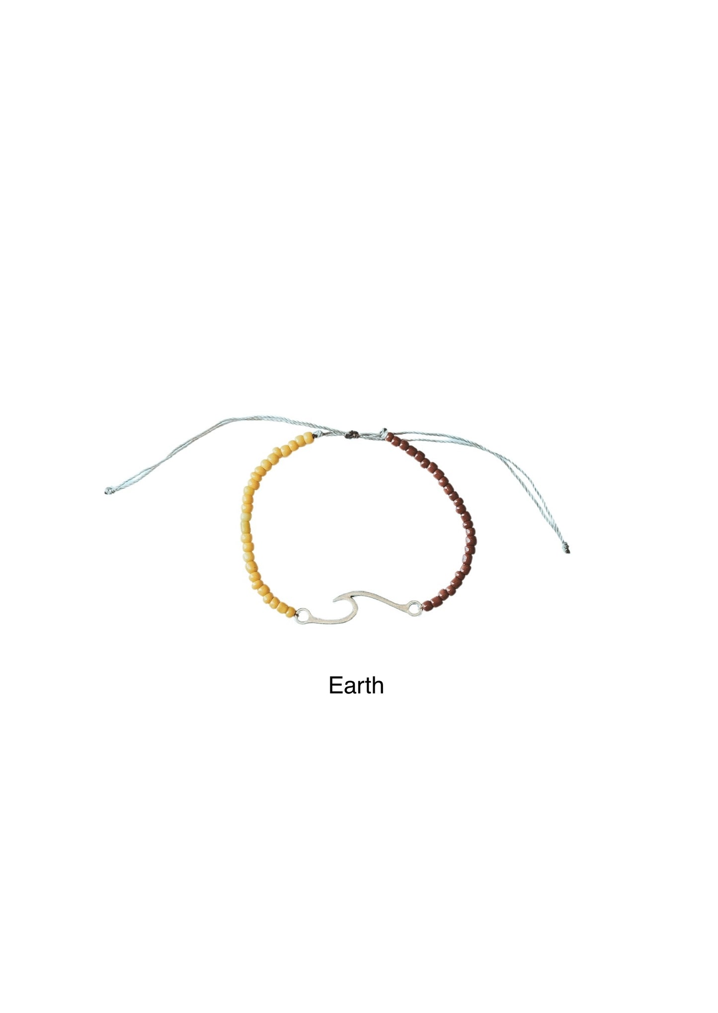 Samudra Wave Charm Bead Bracelet