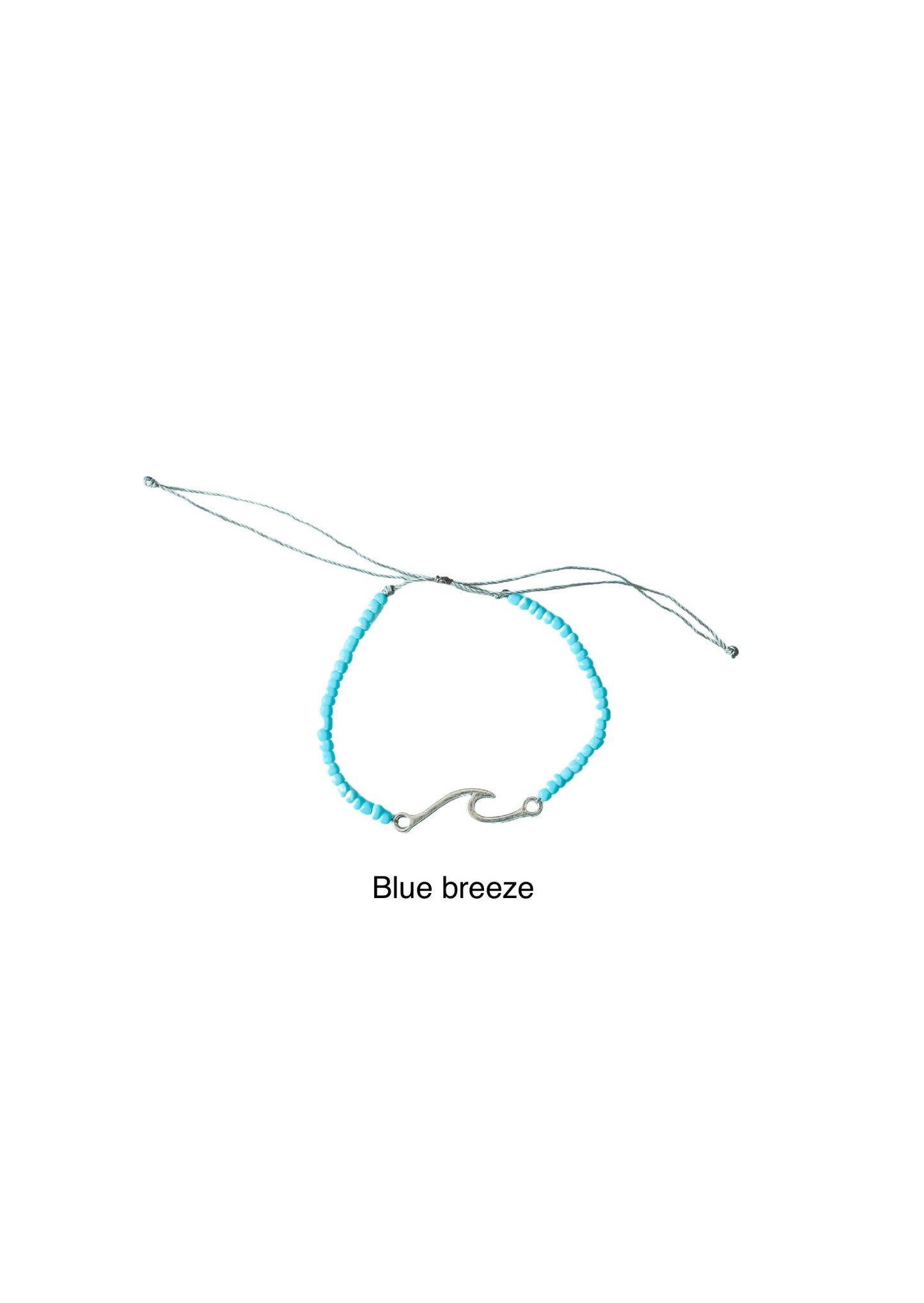 Samudra Wave Charm Bead Bracelet