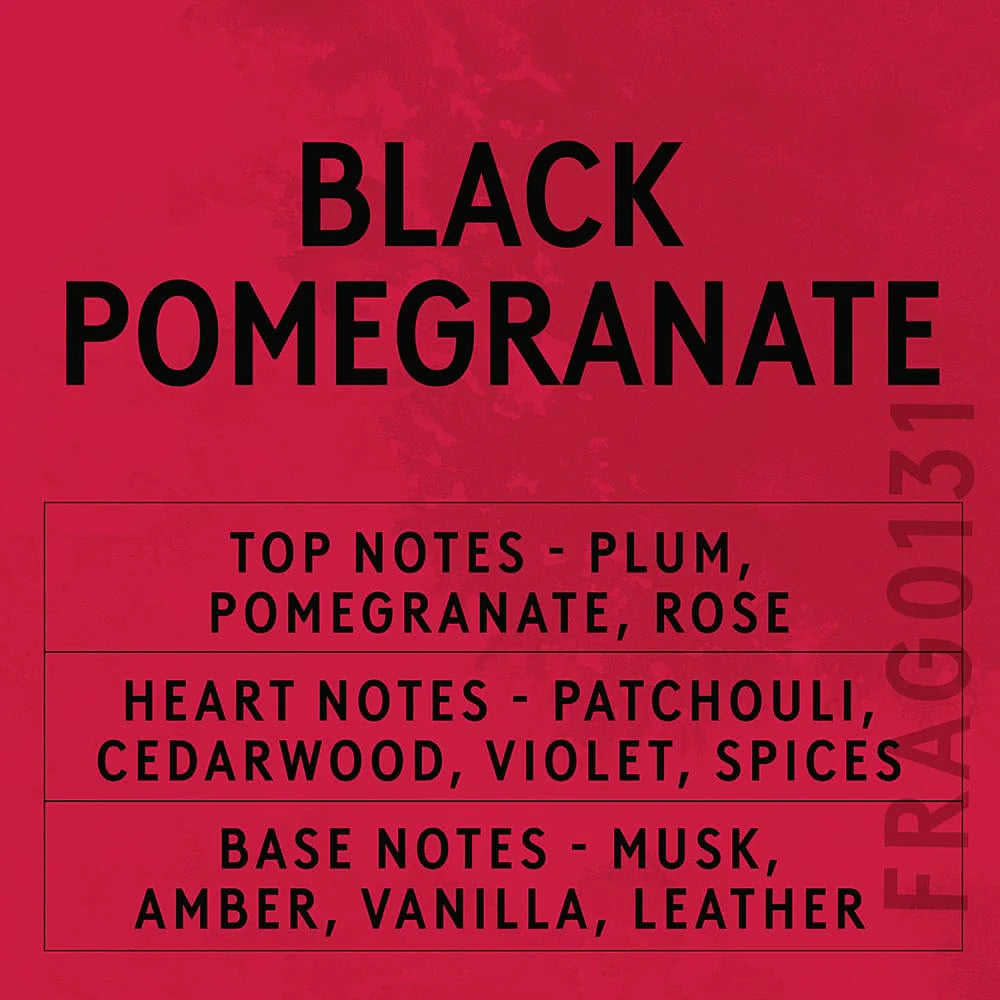 Black Pomegranate Scented Soy Wax Candle